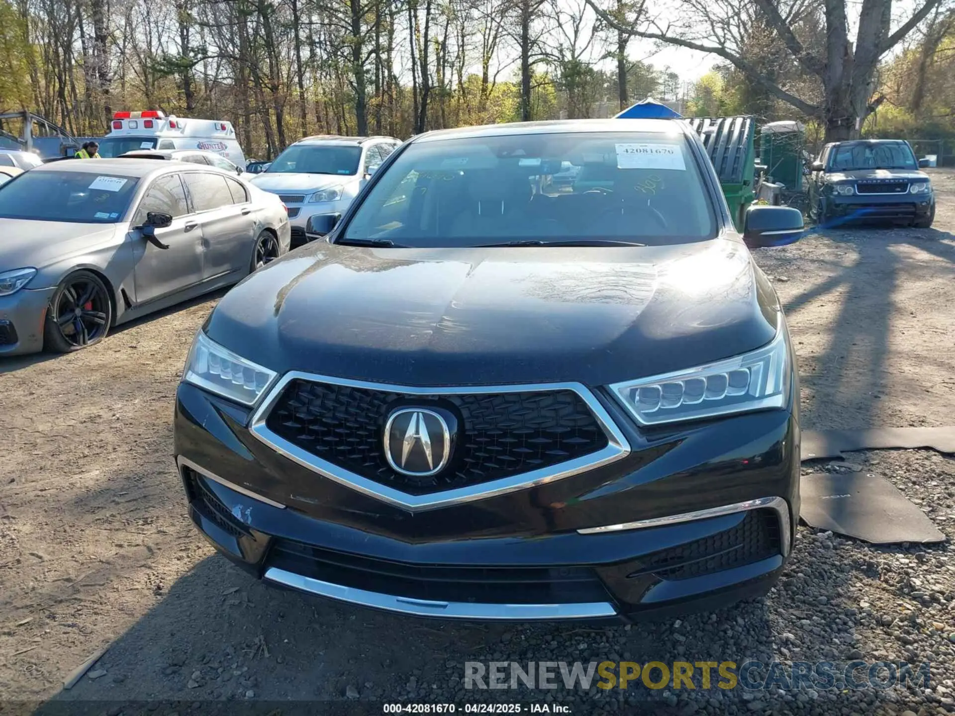 12 fotografías del automóvil dañado 5J8YD3H58KL012747 ACURA MDX 2019