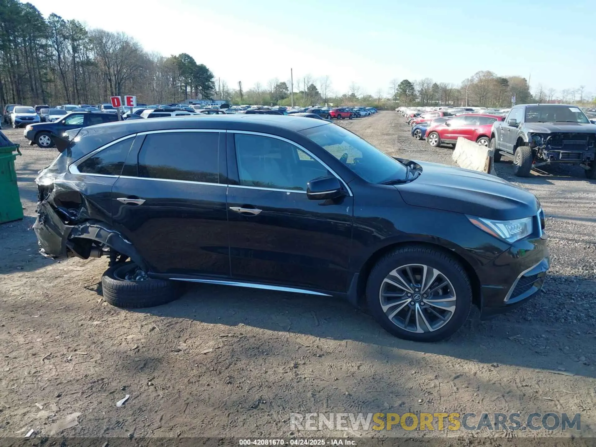 13 fotografías del automóvil dañado 5J8YD3H58KL012747 ACURA MDX 2019