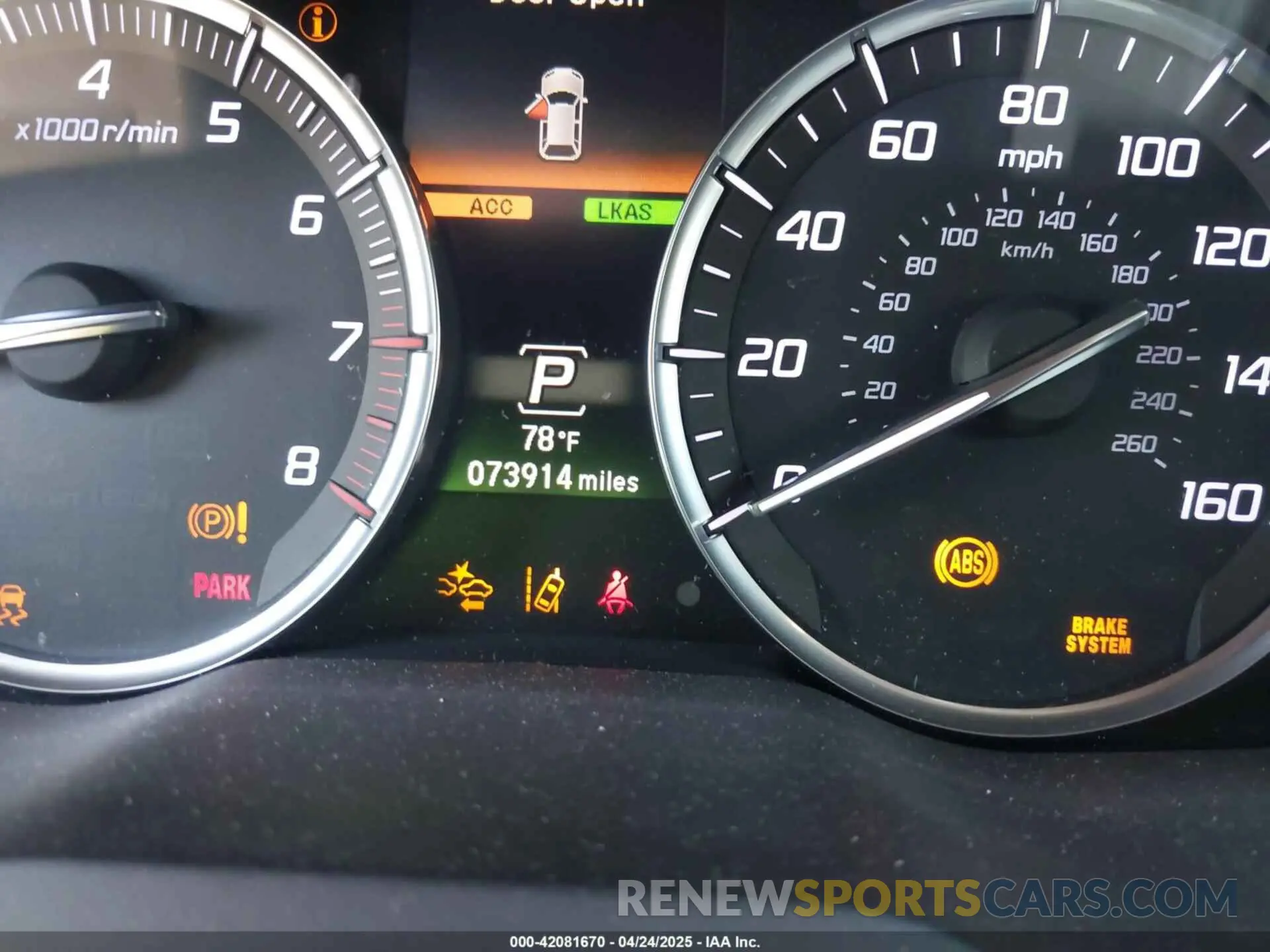 7 fotografías del automóvil dañado 5J8YD3H58KL012747 ACURA MDX 2019