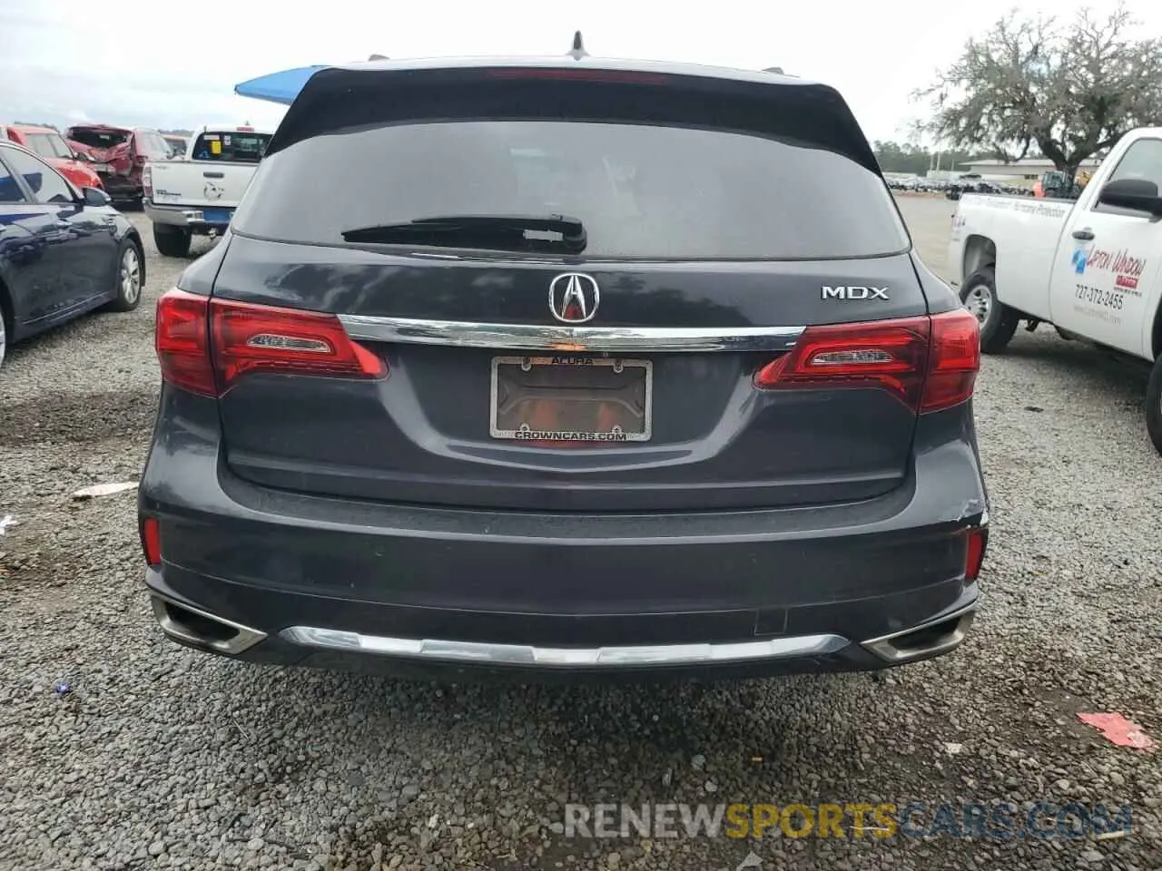 6 fotografías del automóvil dañado 5J8YD3H85KL002607 ACURA MDX 2019