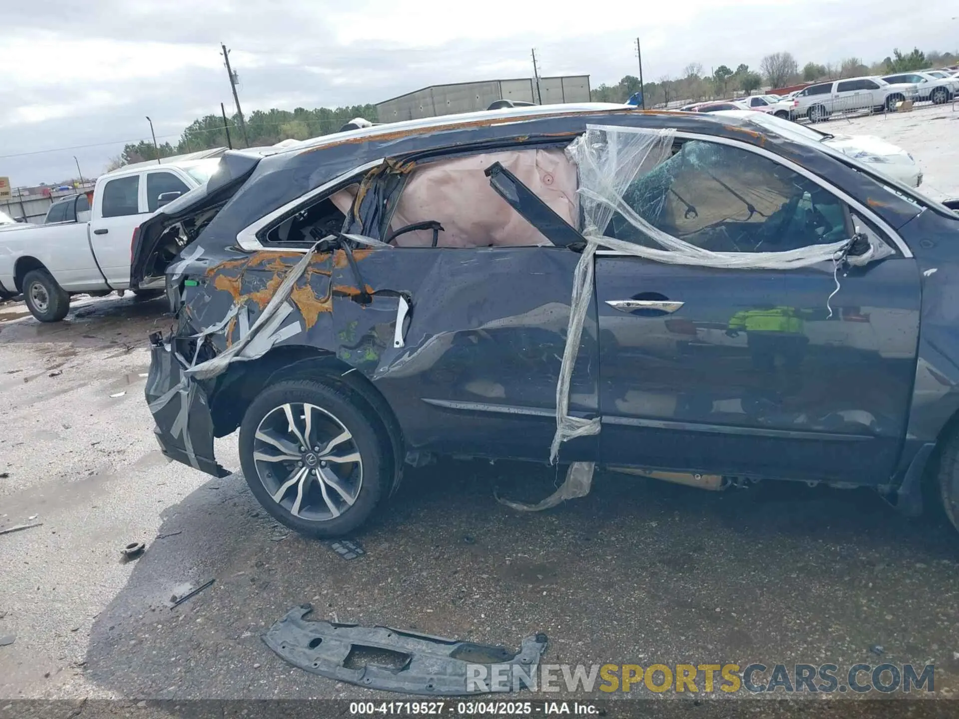 13 fotografías del automóvil dañado 5J8YD3H85KL002610 ACURA MDX 2019