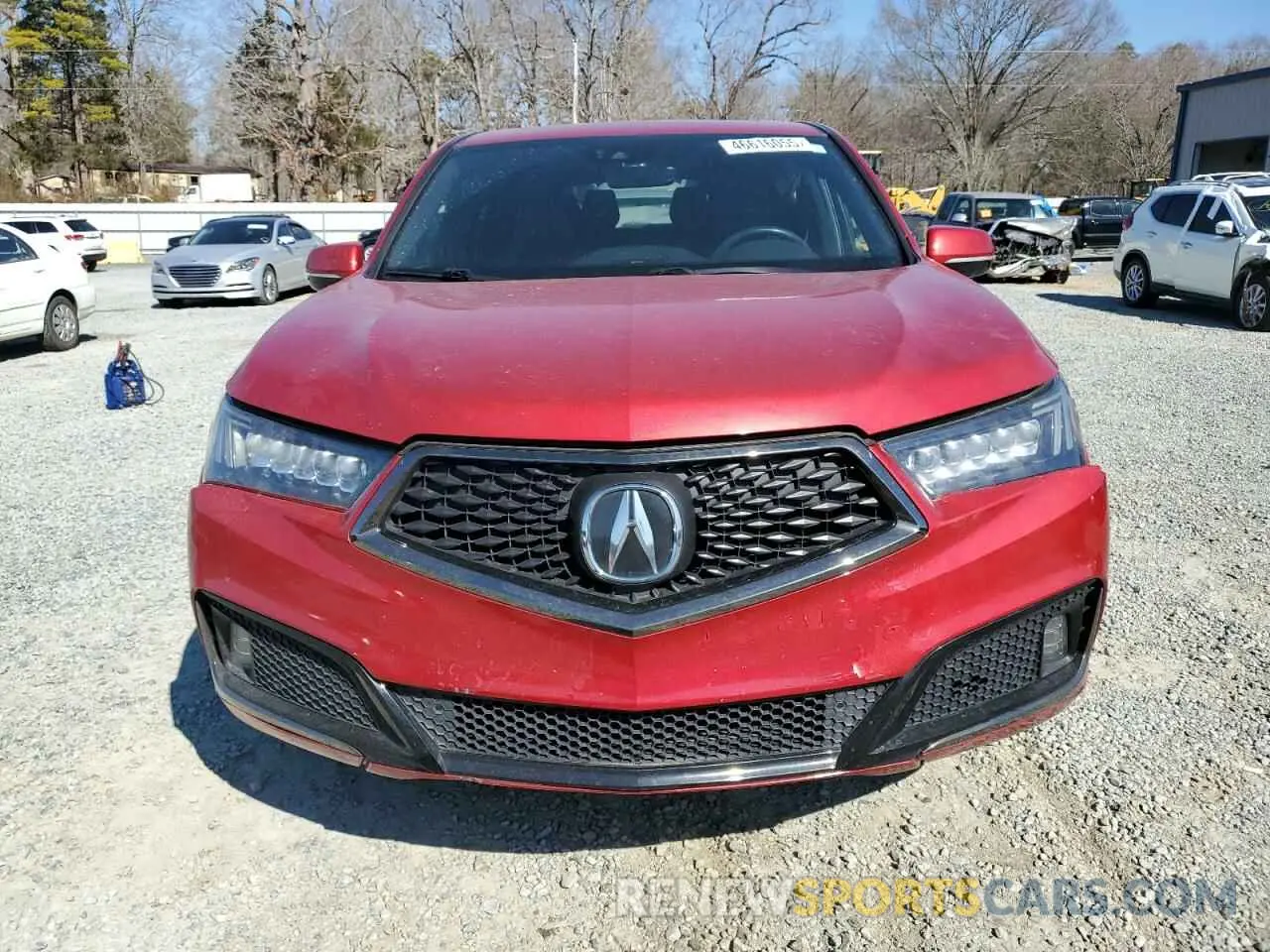 5 fotografías del automóvil dañado 5J8YD4H02KL004329 ACURA MDX 2019