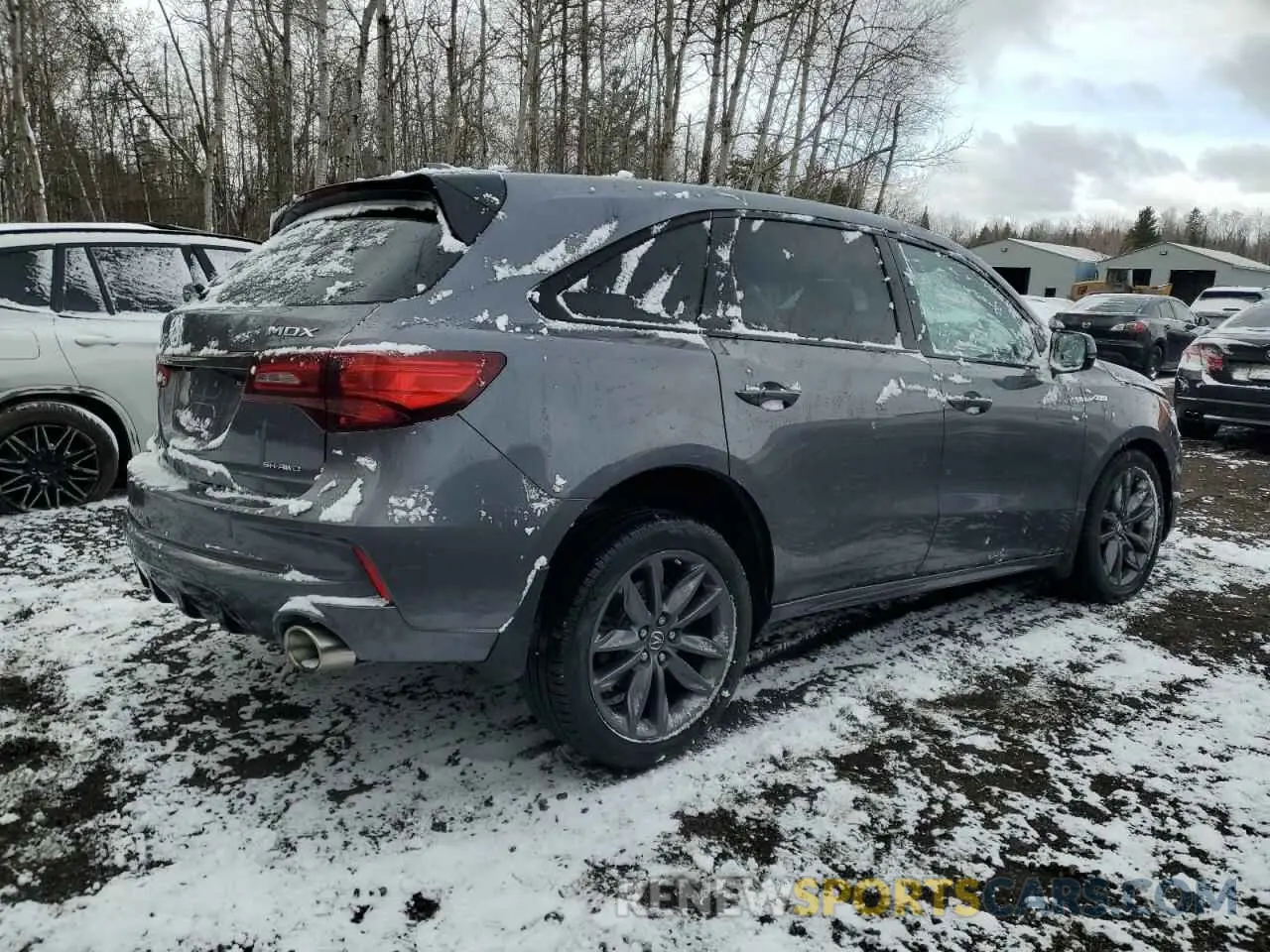 3 fotografías del automóvil dañado 5J8YD4H06KL805507 ACURA MDX 2019