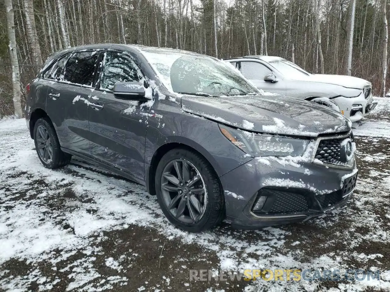 4 fotografías del automóvil dañado 5J8YD4H06KL805507 ACURA MDX 2019