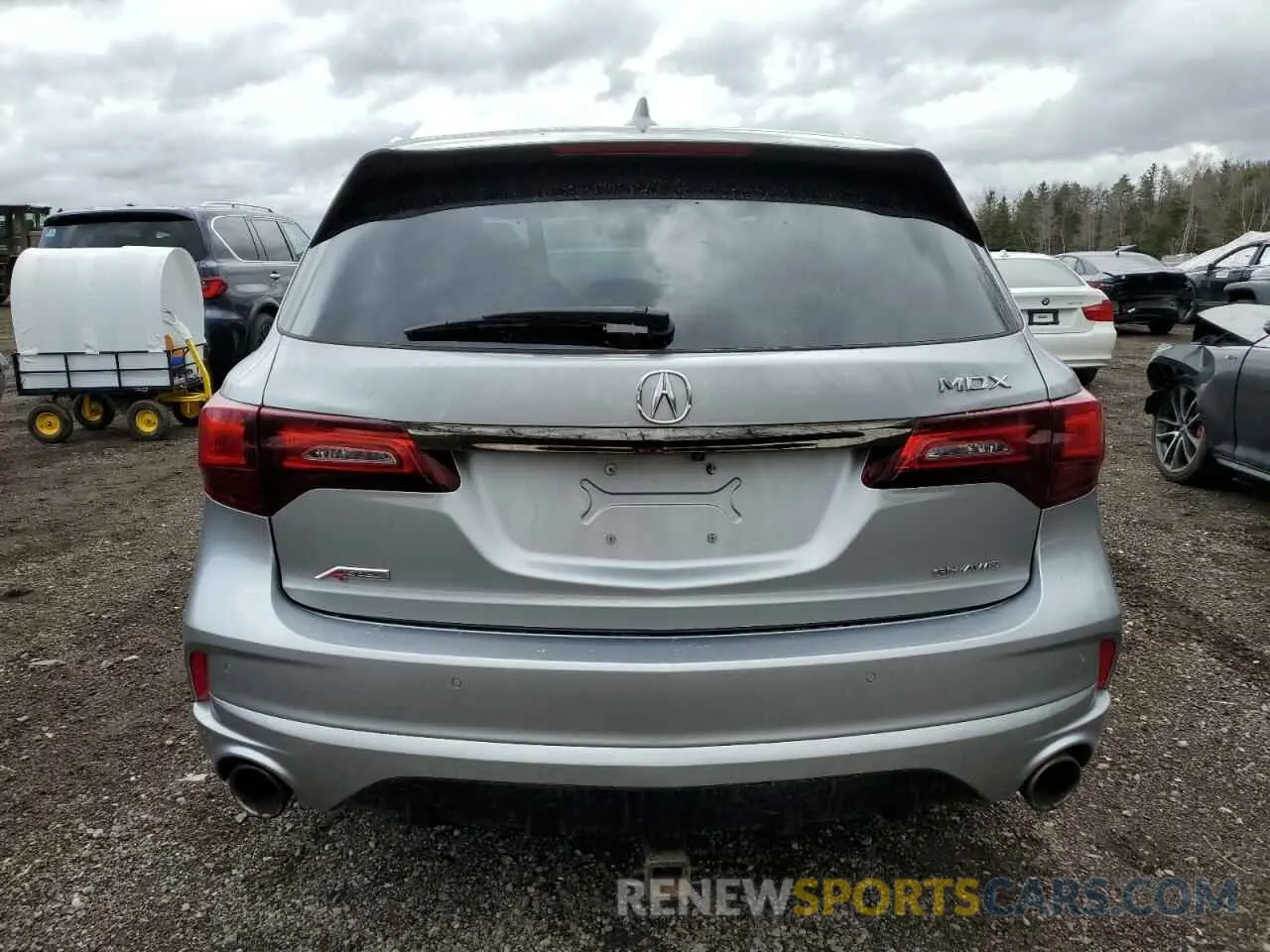 6 fotografías del automóvil dañado 5J8YD4H08KL802303 ACURA MDX 2019