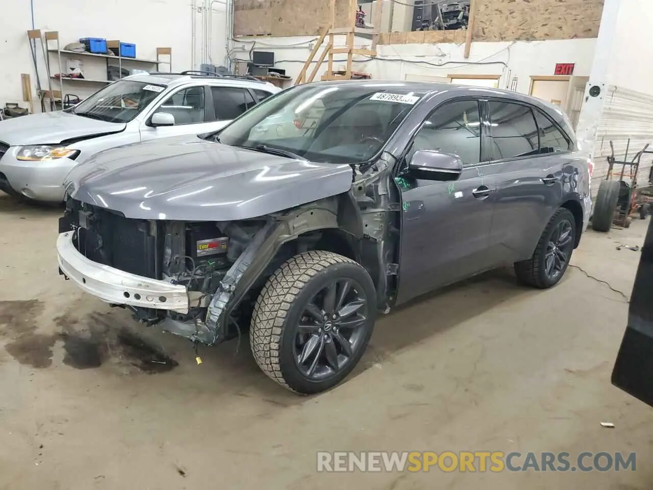 1 fotografías del automóvil dañado 5J8YD4H09KL006353 ACURA MDX 2019