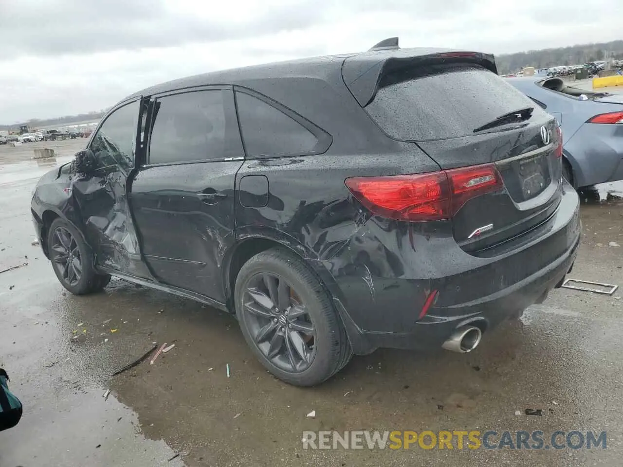 2 fotografías del automóvil dañado 5J8YD4H0XKL008399 ACURA MDX 2019