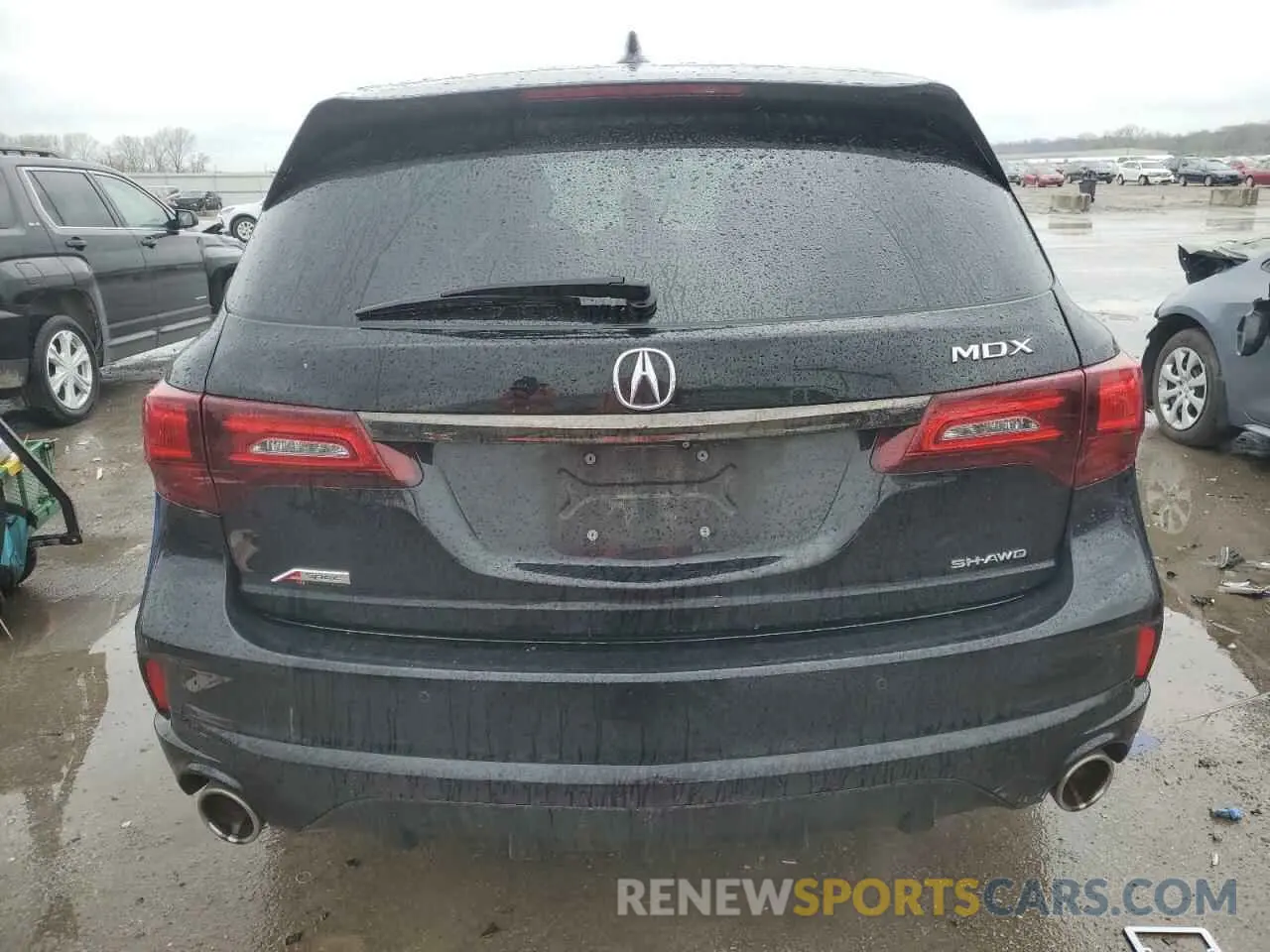 6 fotografías del automóvil dañado 5J8YD4H0XKL008399 ACURA MDX 2019