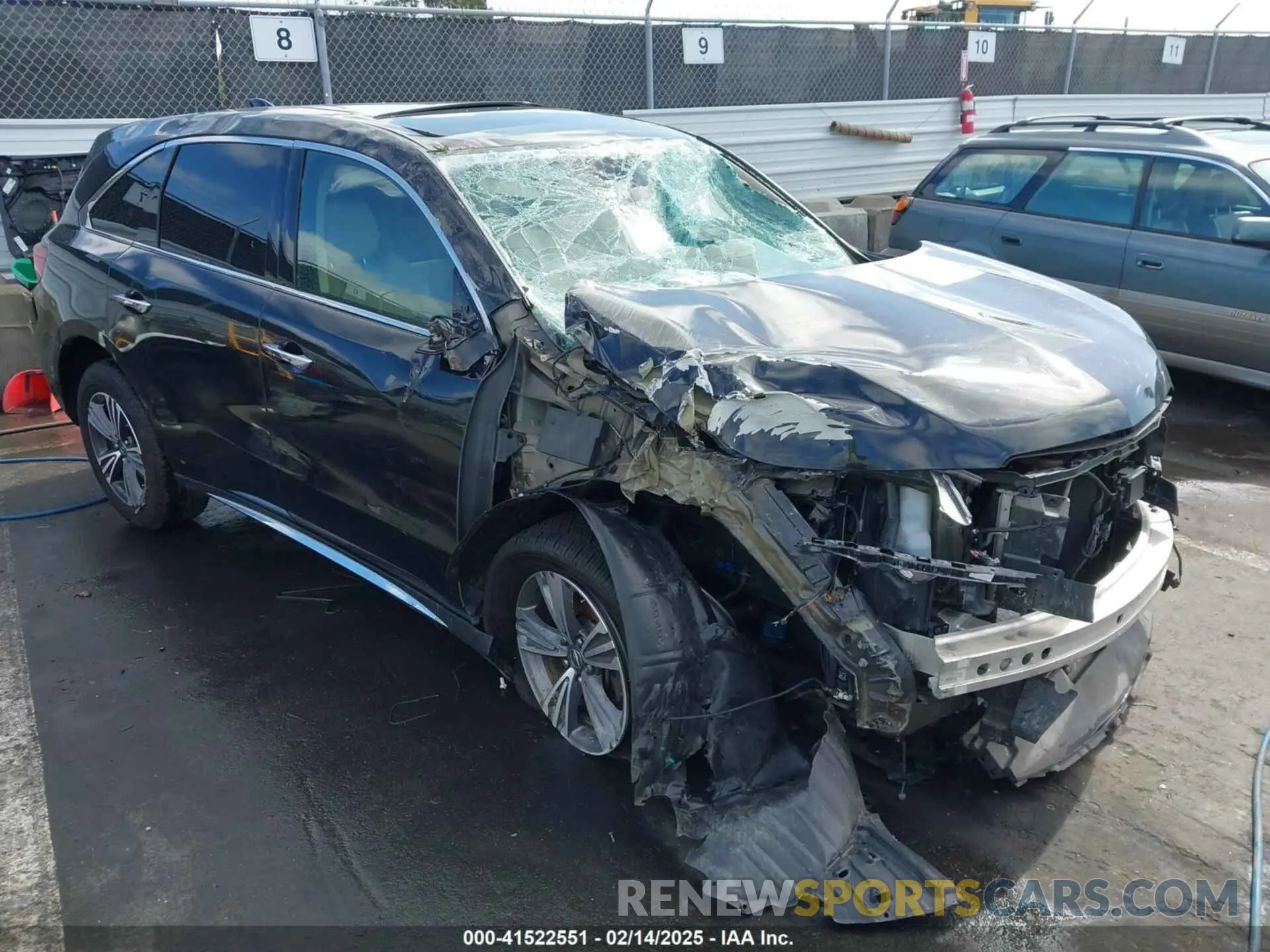 1 fotografías del automóvil dañado 5J8YD4H30KL001830 ACURA MDX 2019