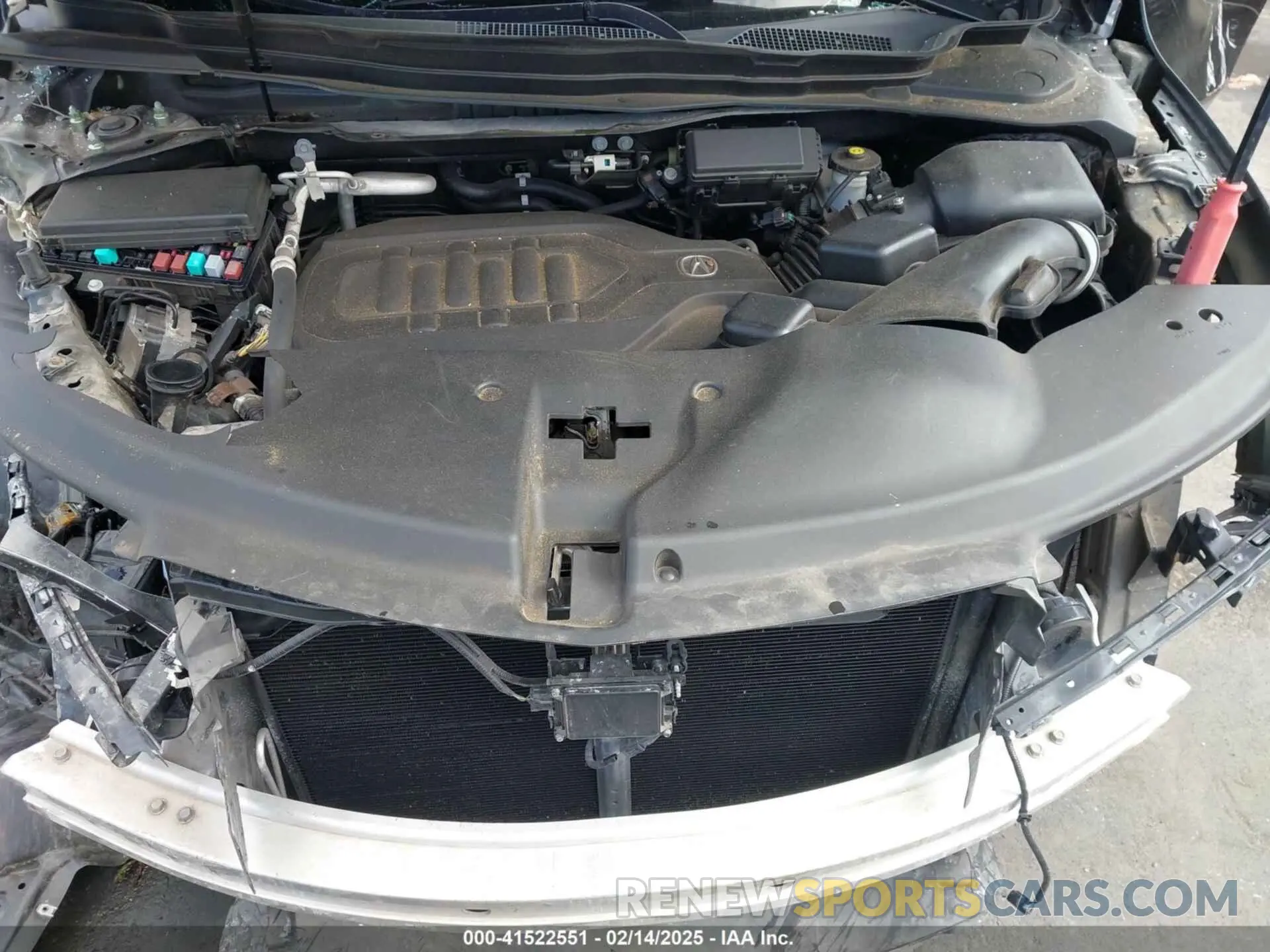 10 fotografías del automóvil dañado 5J8YD4H30KL001830 ACURA MDX 2019