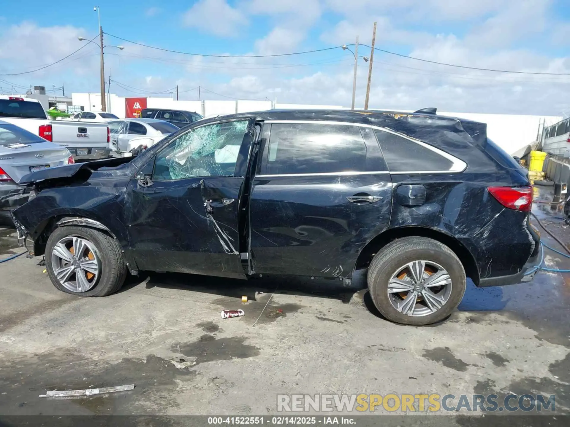14 fotografías del automóvil dañado 5J8YD4H30KL001830 ACURA MDX 2019