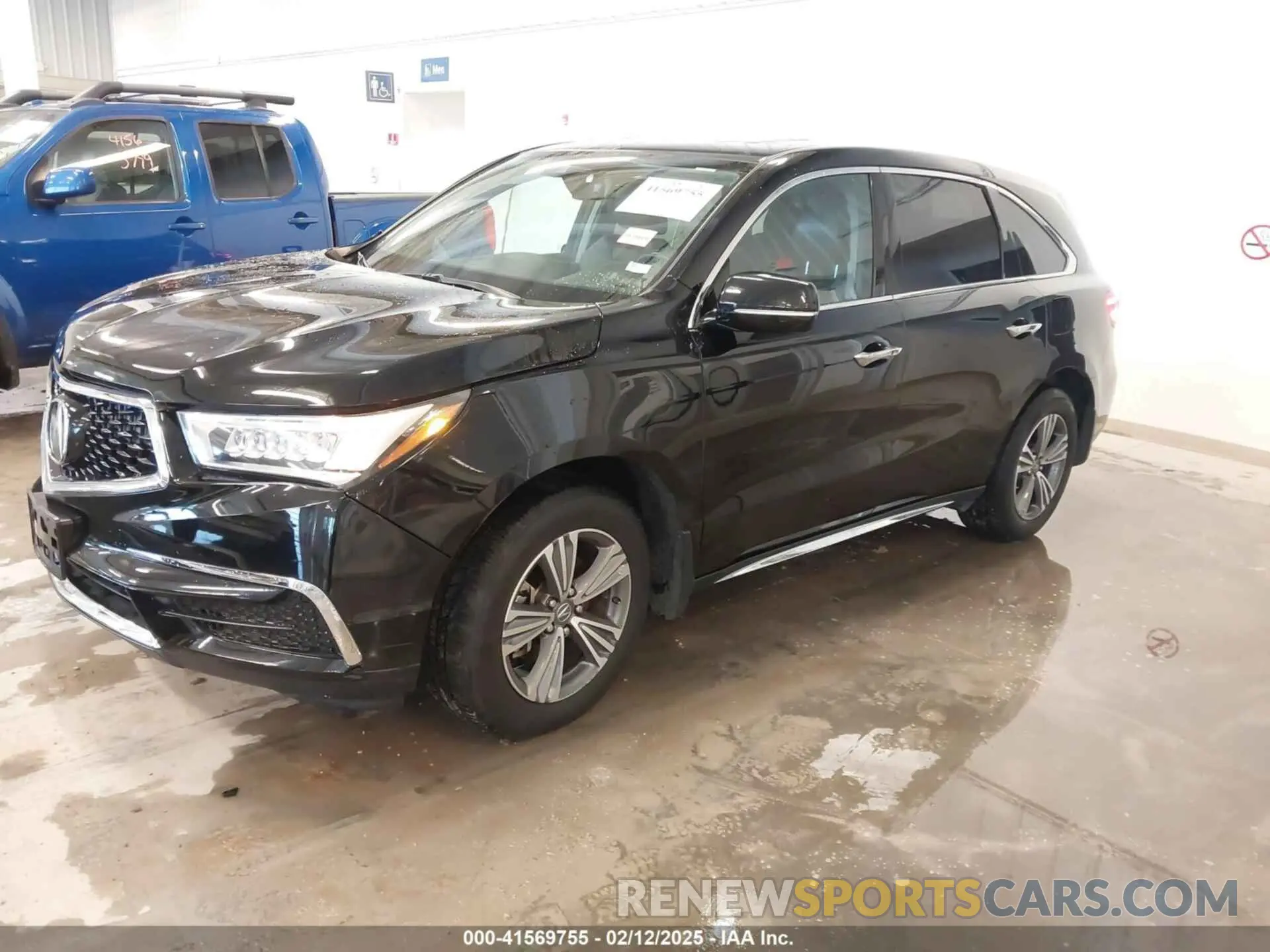 2 fotografías del automóvil dañado 5J8YD4H31KL027806 ACURA MDX 2019