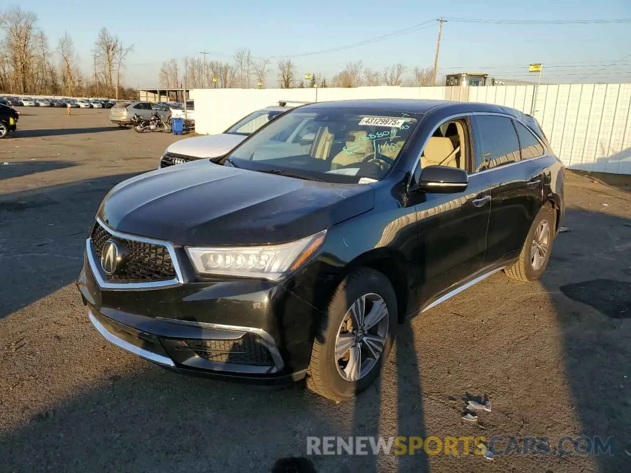 1 fotografías del automóvil dañado 5J8YD4H32KL021724 ACURA MDX 2019