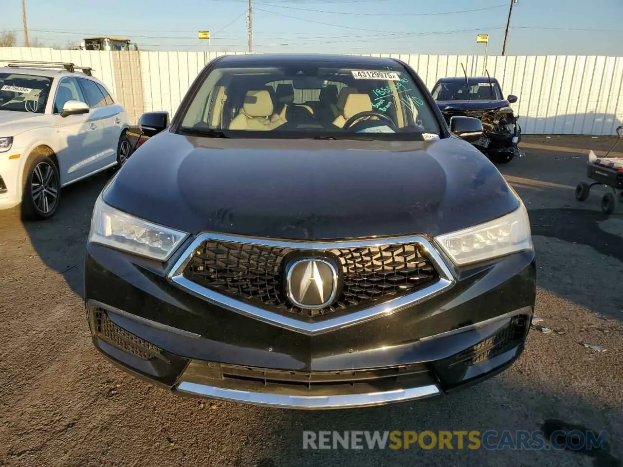 5 fotografías del automóvil dañado 5J8YD4H32KL021724 ACURA MDX 2019