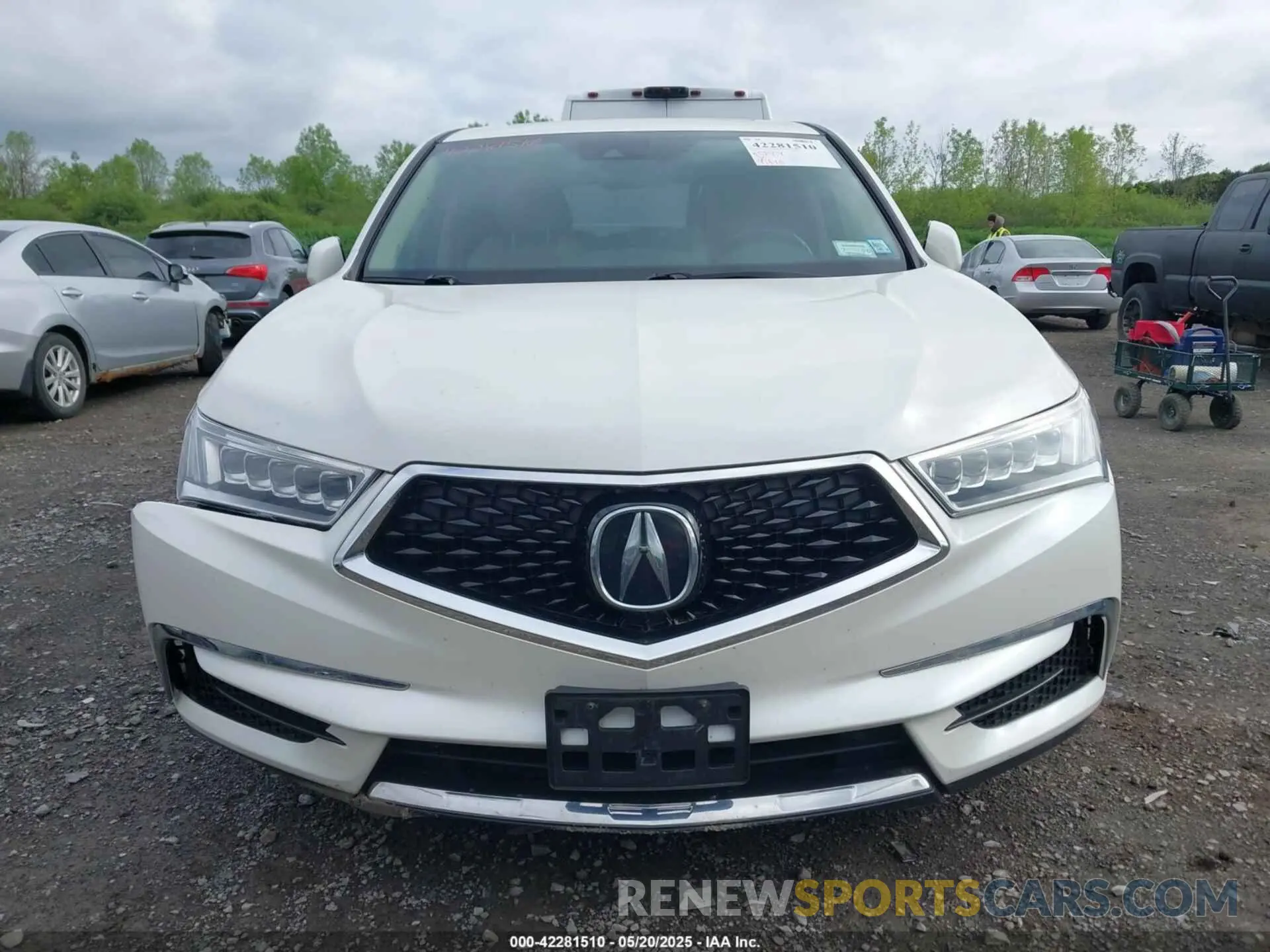 12 fotografías del automóvil dañado 5J8YD4H33KL017648 ACURA MDX 2019