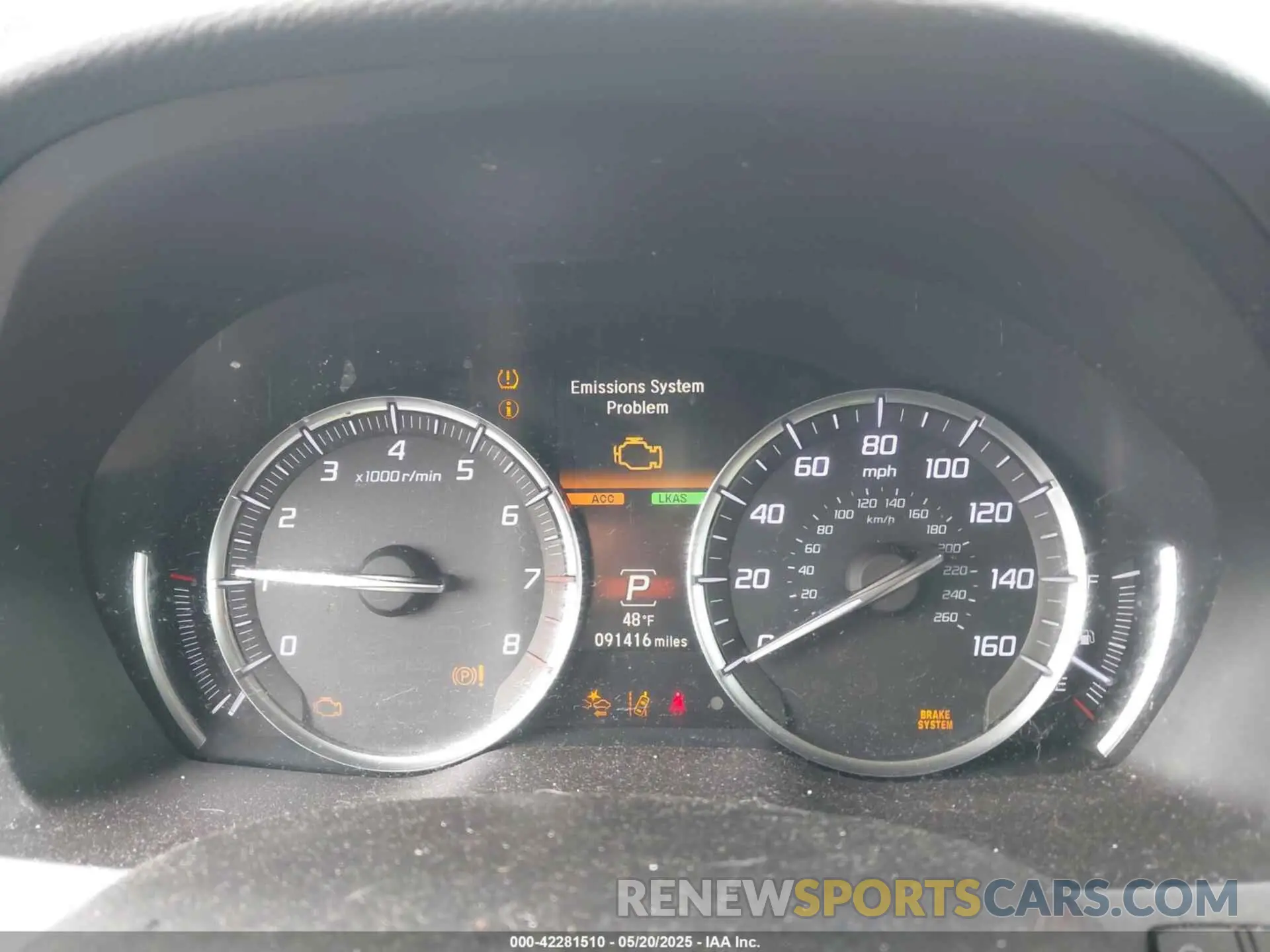 7 fotografías del automóvil dañado 5J8YD4H33KL017648 ACURA MDX 2019