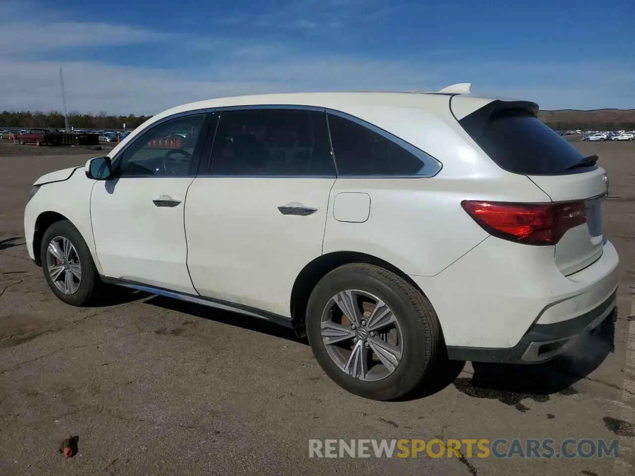 2 fotografías del automóvil dañado 5J8YD4H33KL029962 ACURA MDX 2019