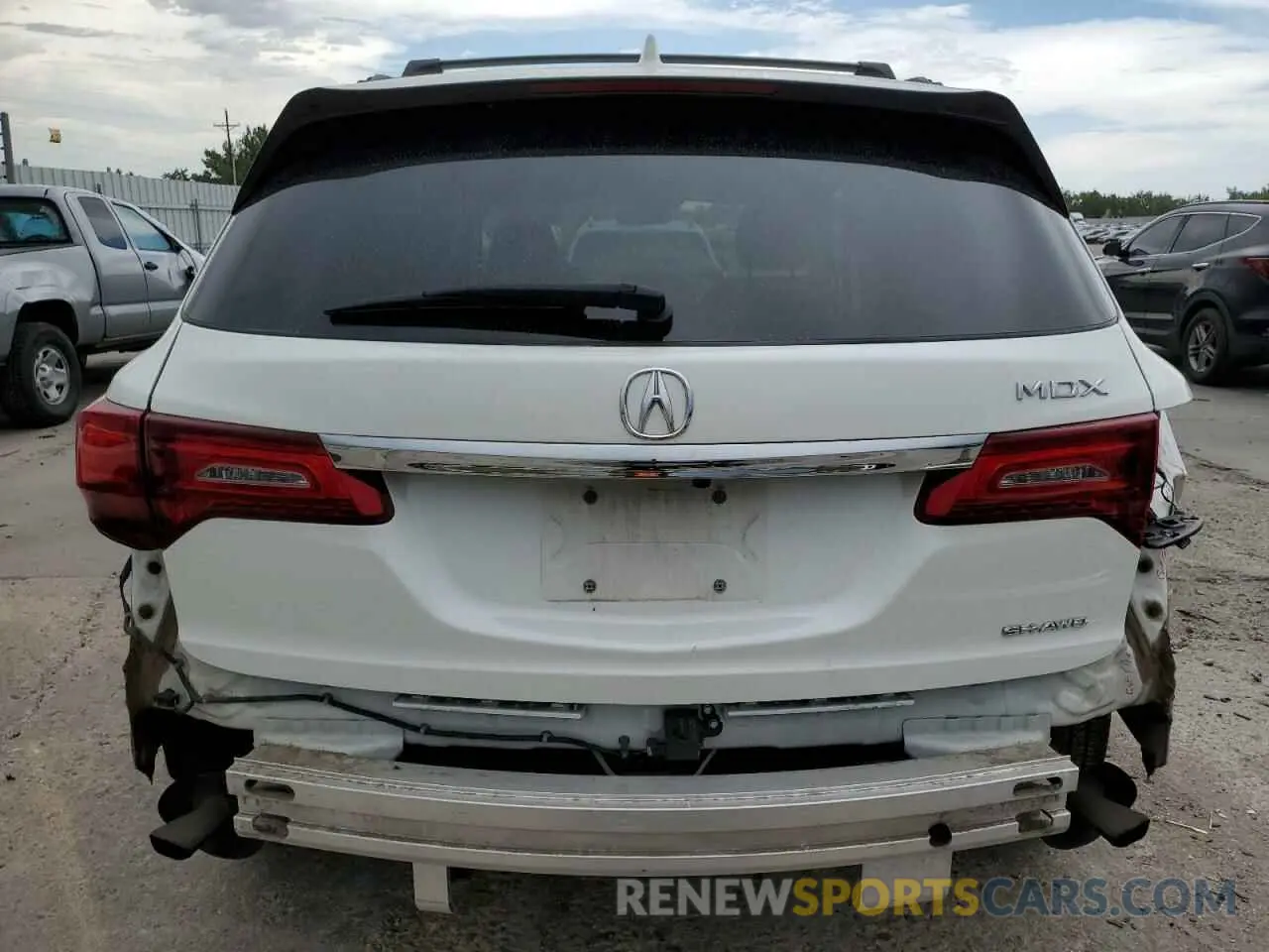 6 fotografías del automóvil dañado 5J8YD4H34KL035107 ACURA MDX 2019