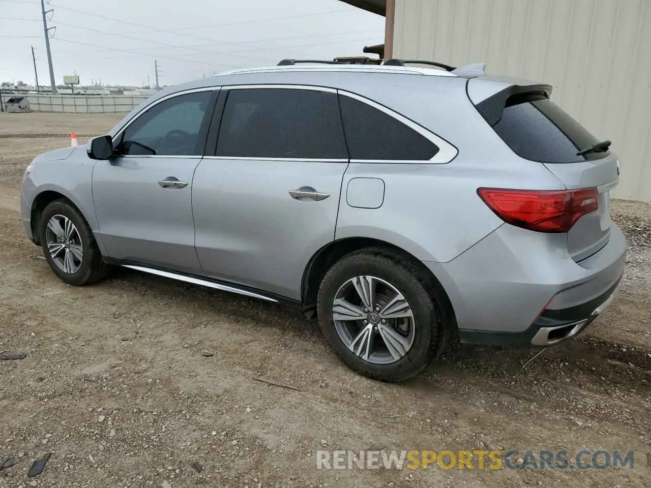 2 fotografías del automóvil dañado 5J8YD4H36KL025260 ACURA MDX 2019