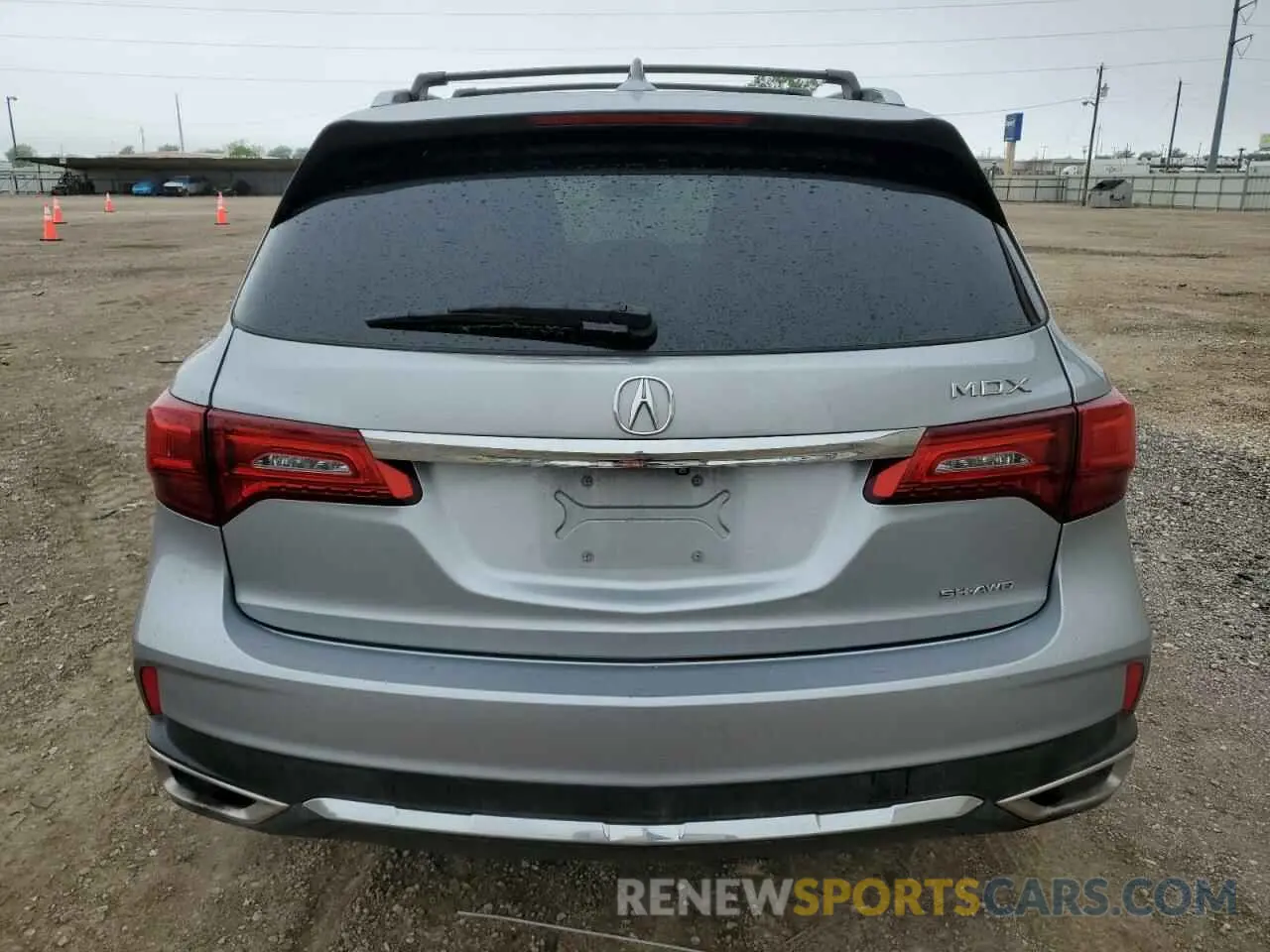 6 fotografías del automóvil dañado 5J8YD4H36KL025260 ACURA MDX 2019