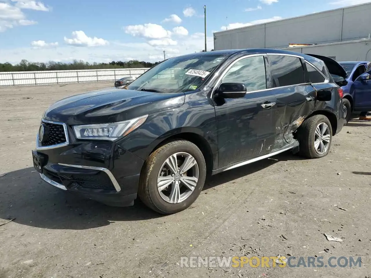 1 fotografías del automóvil dañado 5J8YD4H36KL036503 ACURA MDX 2019