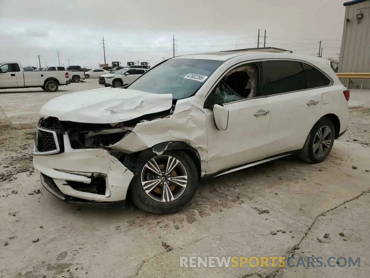 1 fotografías del automóvil dañado 5J8YD4H36KL036940 ACURA MDX 2019