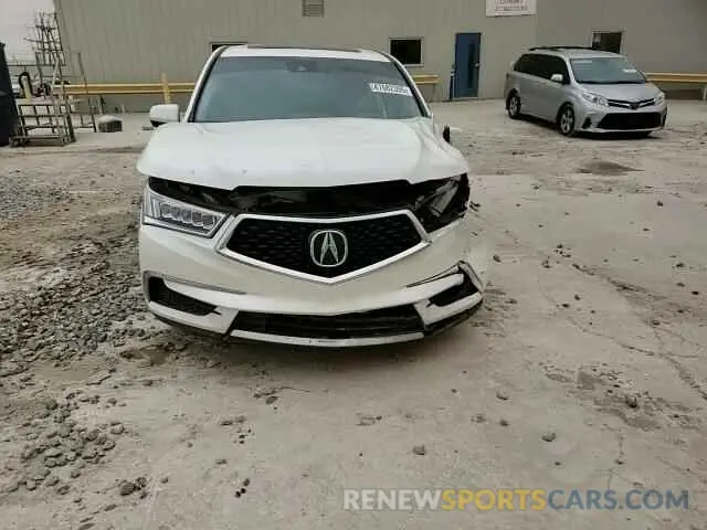 11 fotografías del automóvil dañado 5J8YD4H36KL036940 ACURA MDX 2019
