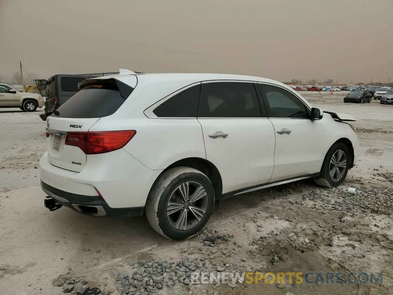 3 fotografías del automóvil dañado 5J8YD4H36KL036940 ACURA MDX 2019