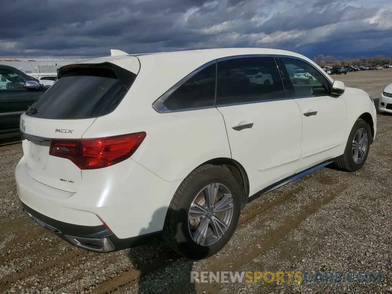 3 fotografías del automóvil dañado 5J8YD4H39KL018108 ACURA MDX 2019