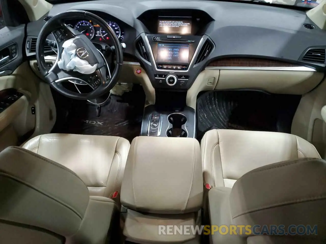 8 fotografías del automóvil dañado 5J8YD4H39KL030629 ACURA MDX 2019