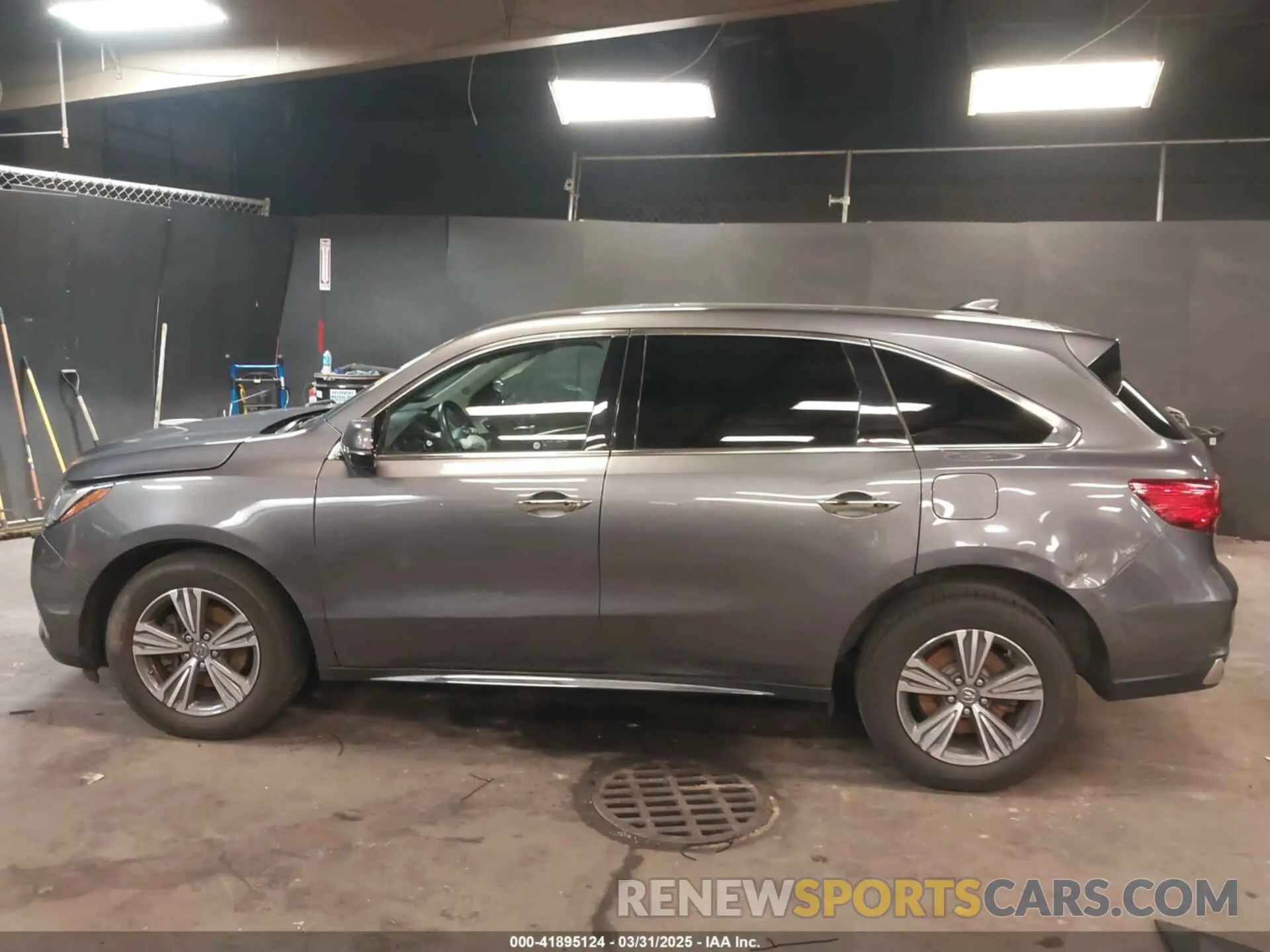 14 fotografías del automóvil dañado 5J8YD4H39KL031747 ACURA MDX 2019