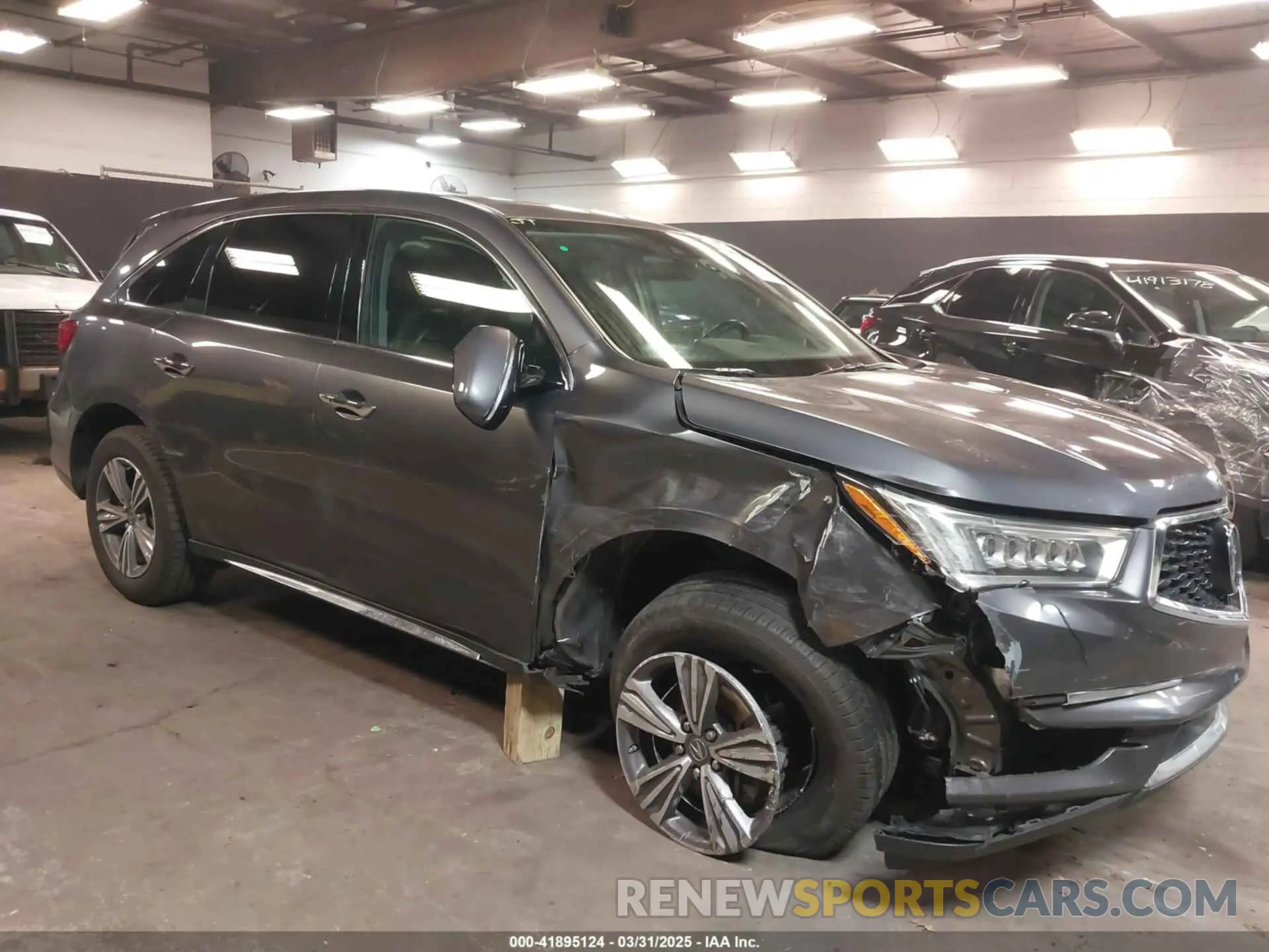 6 fotografías del automóvil dañado 5J8YD4H39KL031747 ACURA MDX 2019
