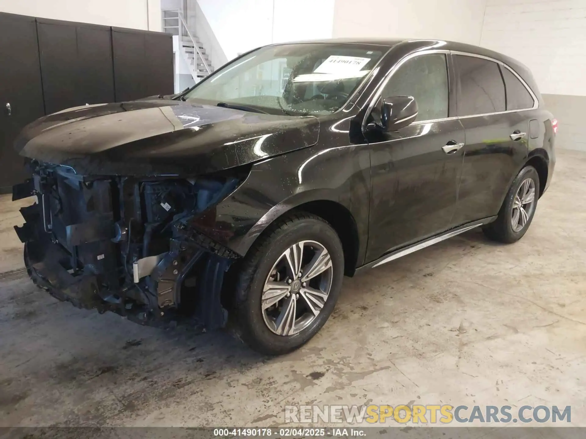 2 fotografías del automóvil dañado 5J8YD4H3XKL025908 ACURA MDX 2019