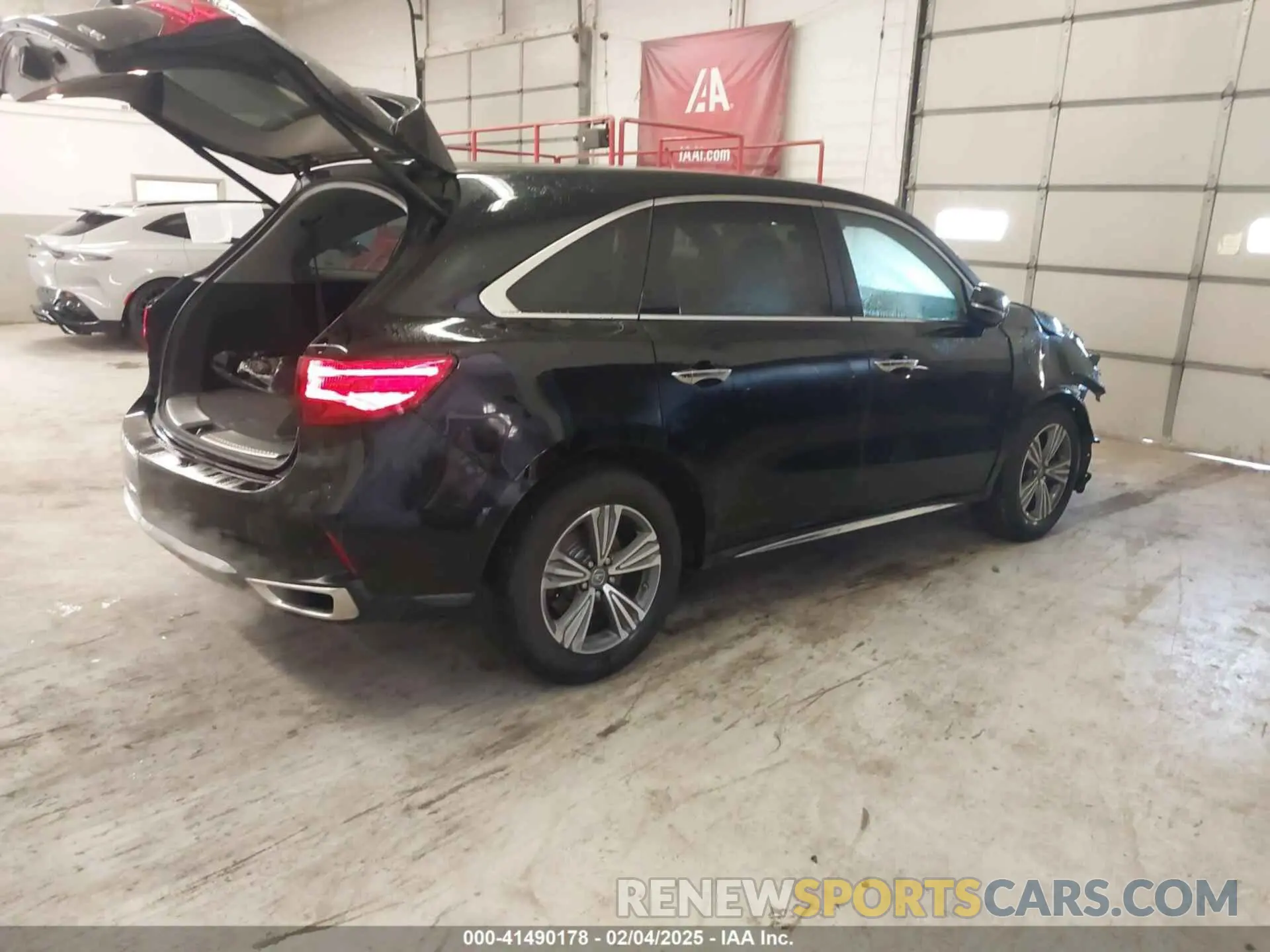 4 fotografías del automóvil dañado 5J8YD4H3XKL025908 ACURA MDX 2019