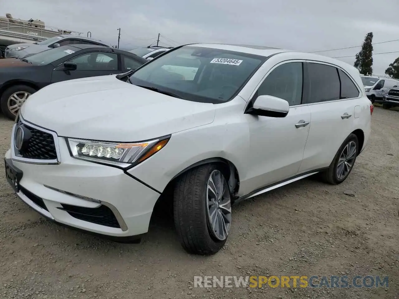 1 fotografías del automóvil dañado 5J8YD4H50KL003207 ACURA MDX 2019