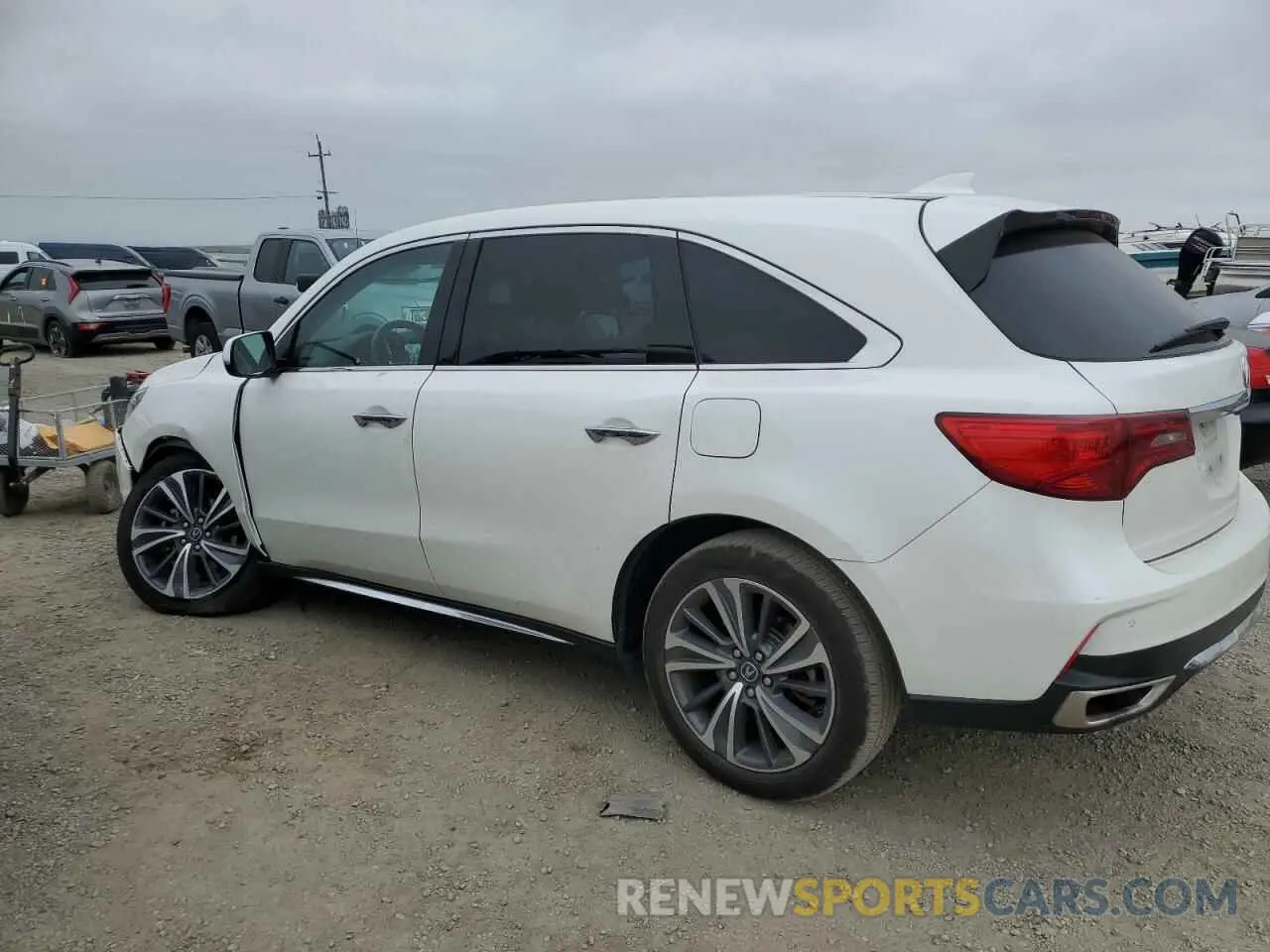 2 fotografías del automóvil dañado 5J8YD4H50KL003207 ACURA MDX 2019