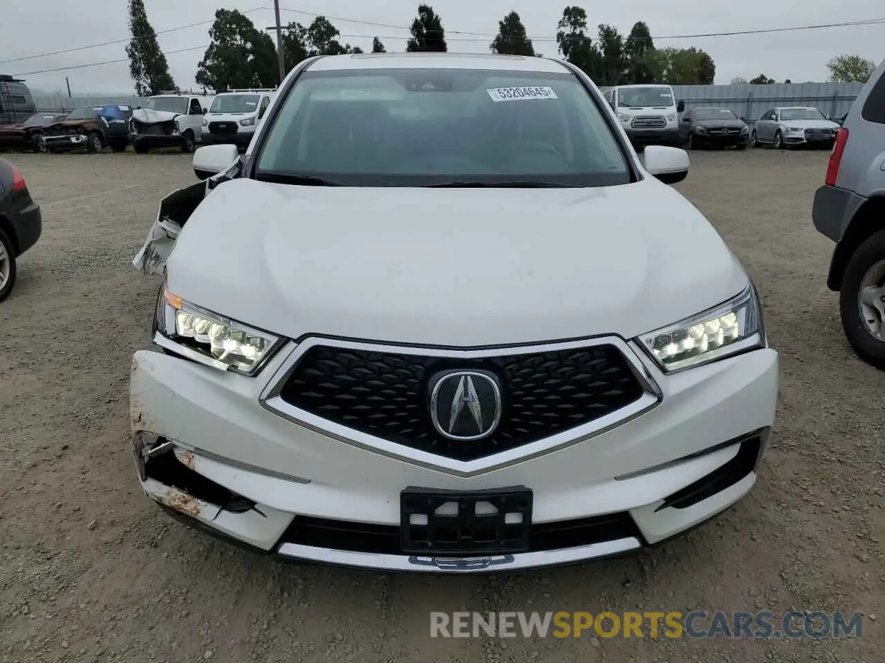 5 fotografías del automóvil dañado 5J8YD4H50KL003207 ACURA MDX 2019