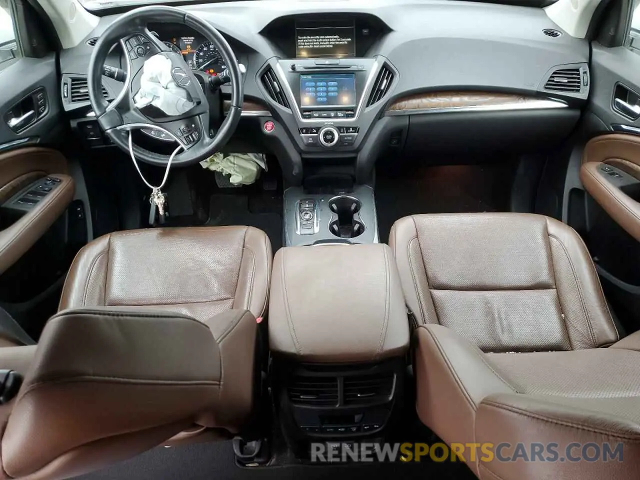 8 fotografías del automóvil dañado 5J8YD4H50KL003207 ACURA MDX 2019