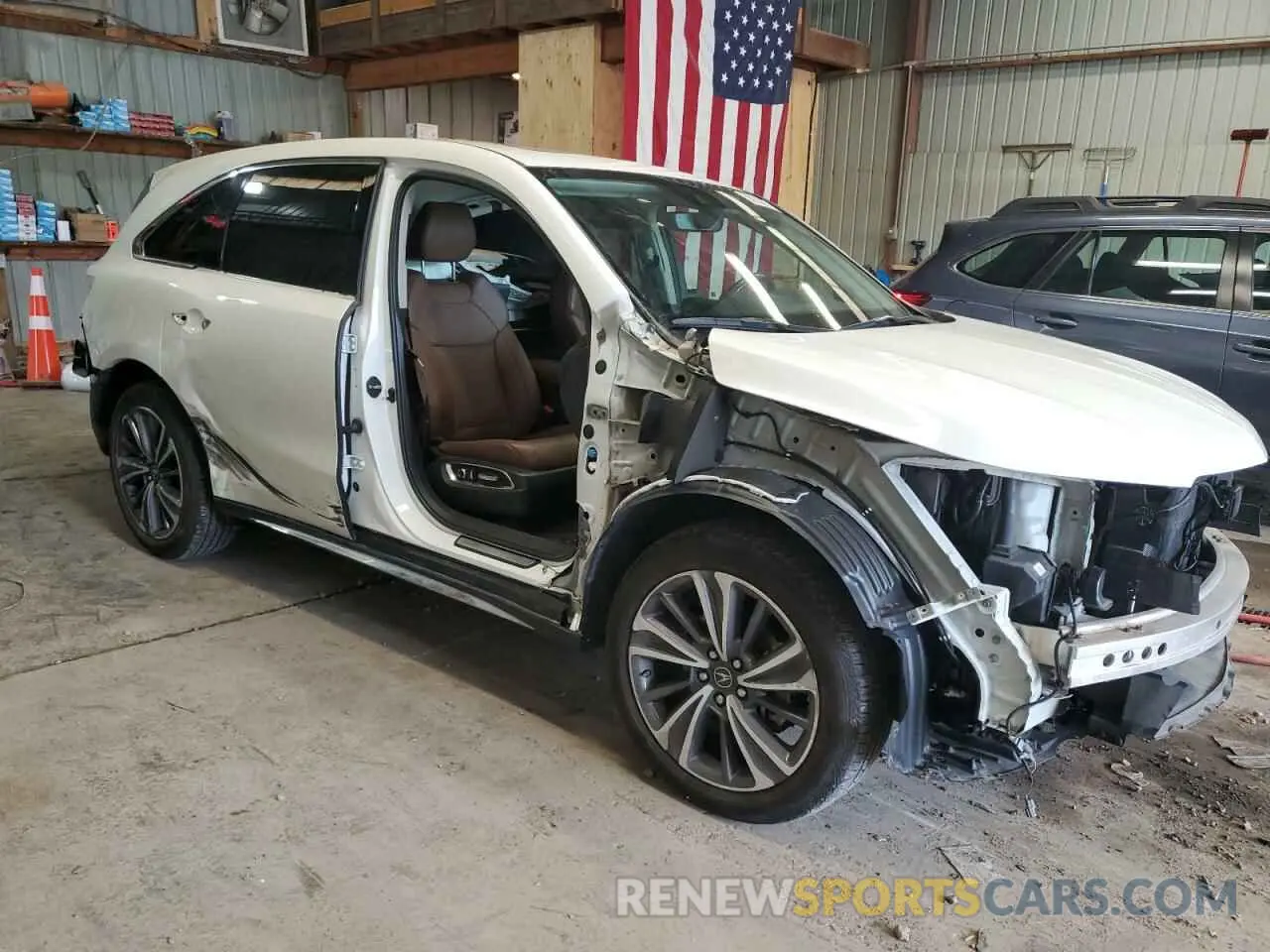 4 fotografías del automóvil dañado 5J8YD4H50KL016670 ACURA MDX 2019