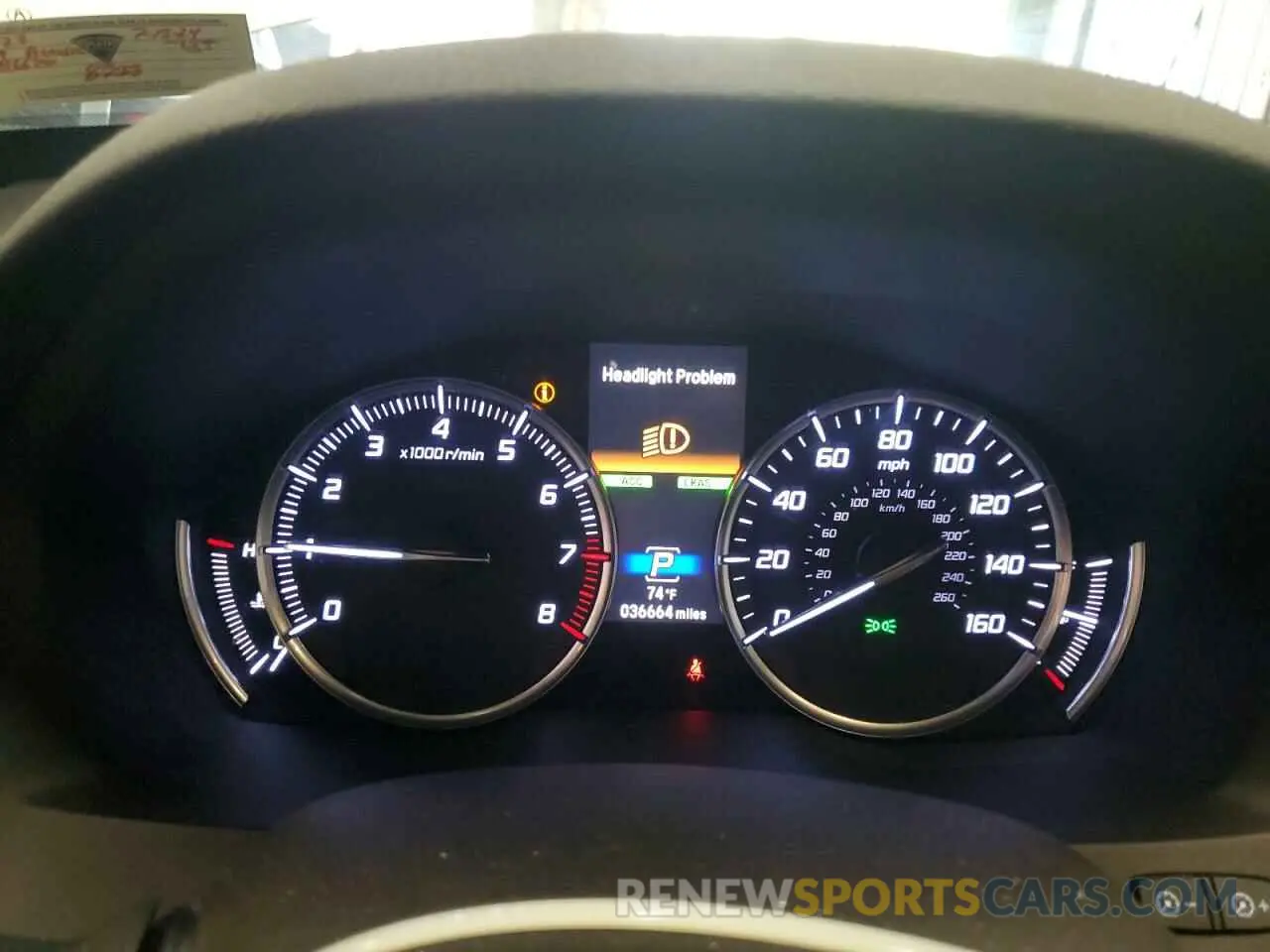 9 fotografías del automóvil dañado 5J8YD4H50KL016670 ACURA MDX 2019