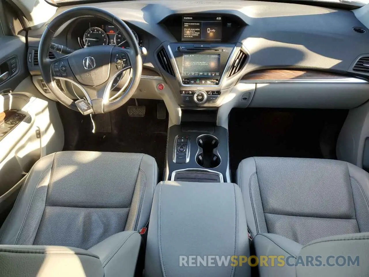 8 fotografías del automóvil dañado 5J8YD4H52KL002186 ACURA MDX 2019