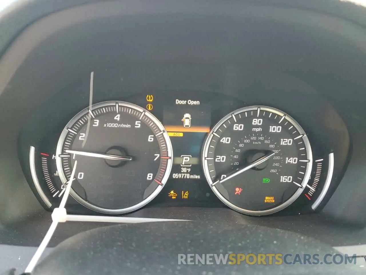 9 fotografías del automóvil dañado 5J8YD4H52KL002186 ACURA MDX 2019