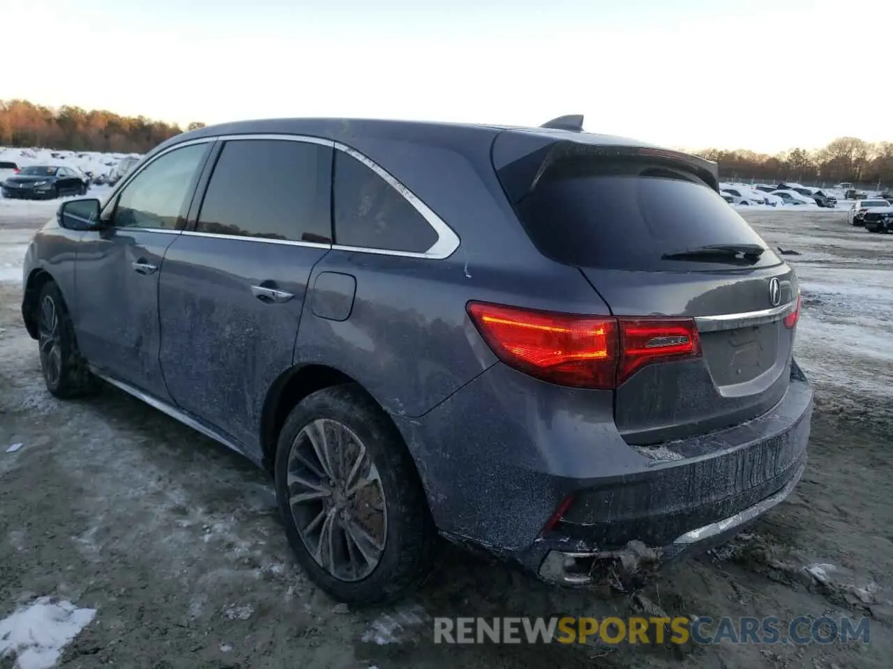 2 fotografías del automóvil dañado 5J8YD4H53KL003041 ACURA MDX 2019