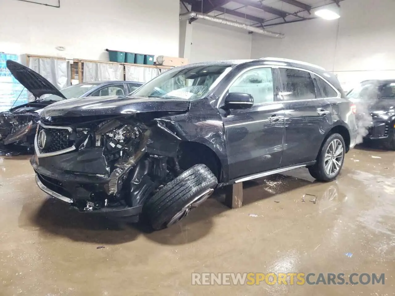 1 fotografías del automóvil dañado 5J8YD4H54KL034427 ACURA MDX 2019