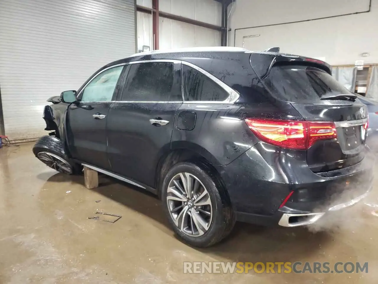 2 fotografías del automóvil dañado 5J8YD4H54KL034427 ACURA MDX 2019