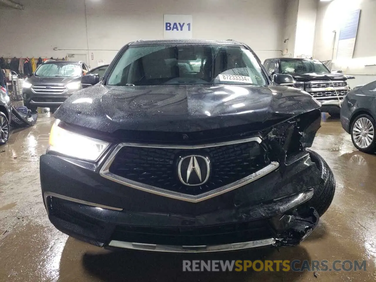5 fotografías del automóvil dañado 5J8YD4H54KL034427 ACURA MDX 2019