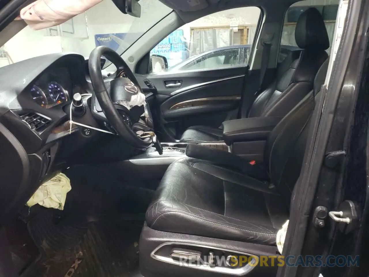 7 fotografías del automóvil dañado 5J8YD4H54KL034427 ACURA MDX 2019