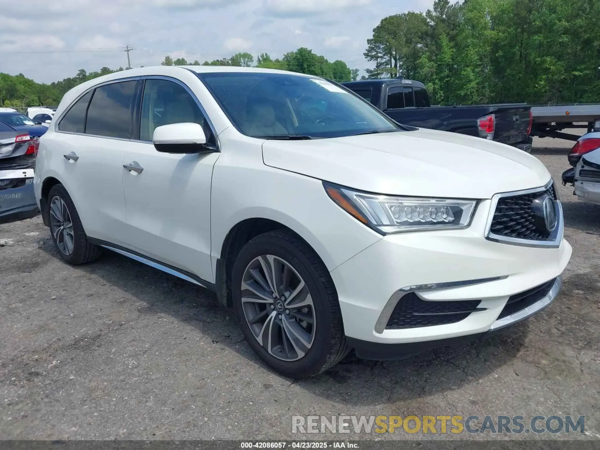 1 fotografías del automóvil dañado 5J8YD4H55KL000447 ACURA MDX 2019