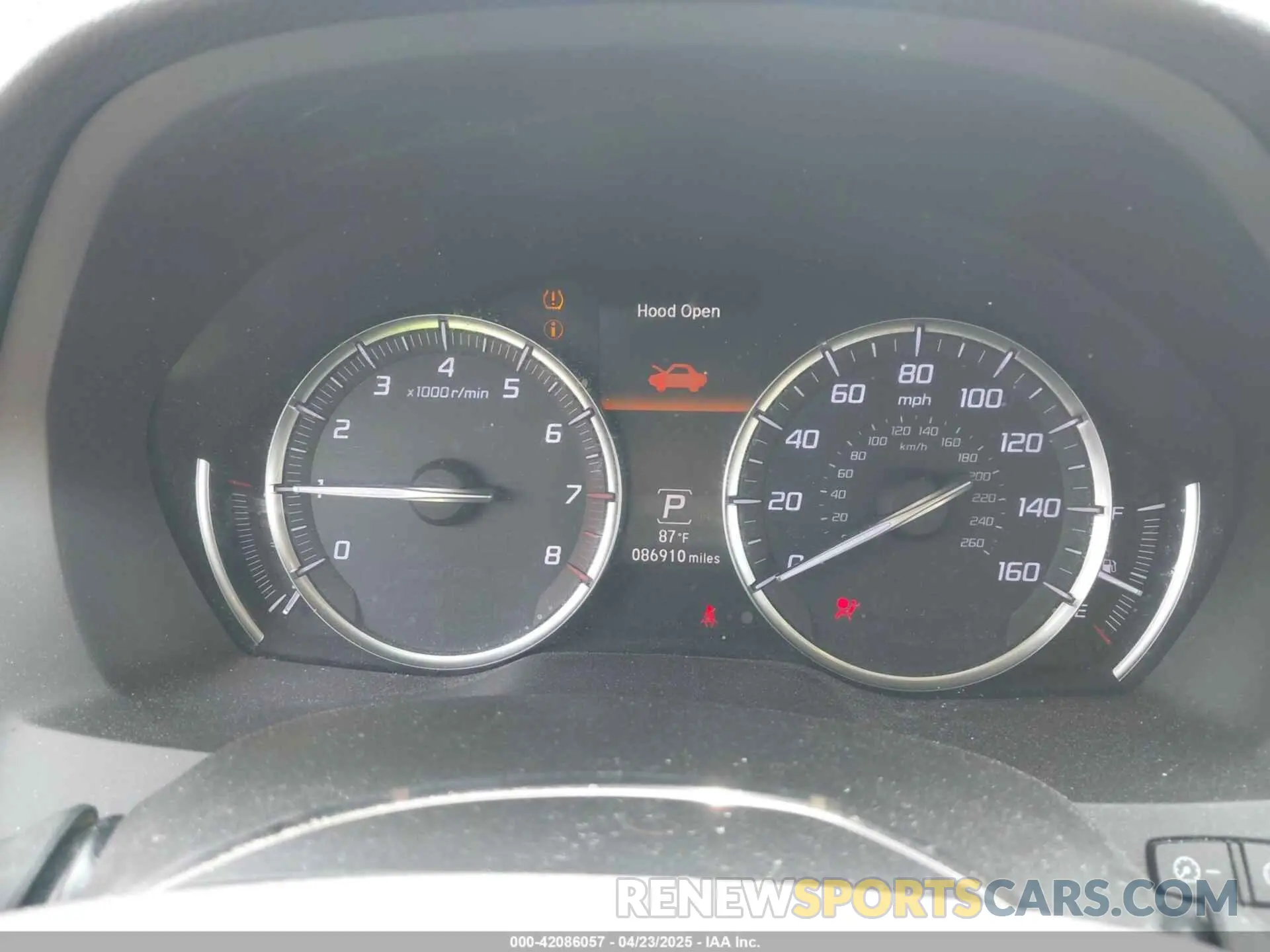 7 fotografías del automóvil dañado 5J8YD4H55KL000447 ACURA MDX 2019