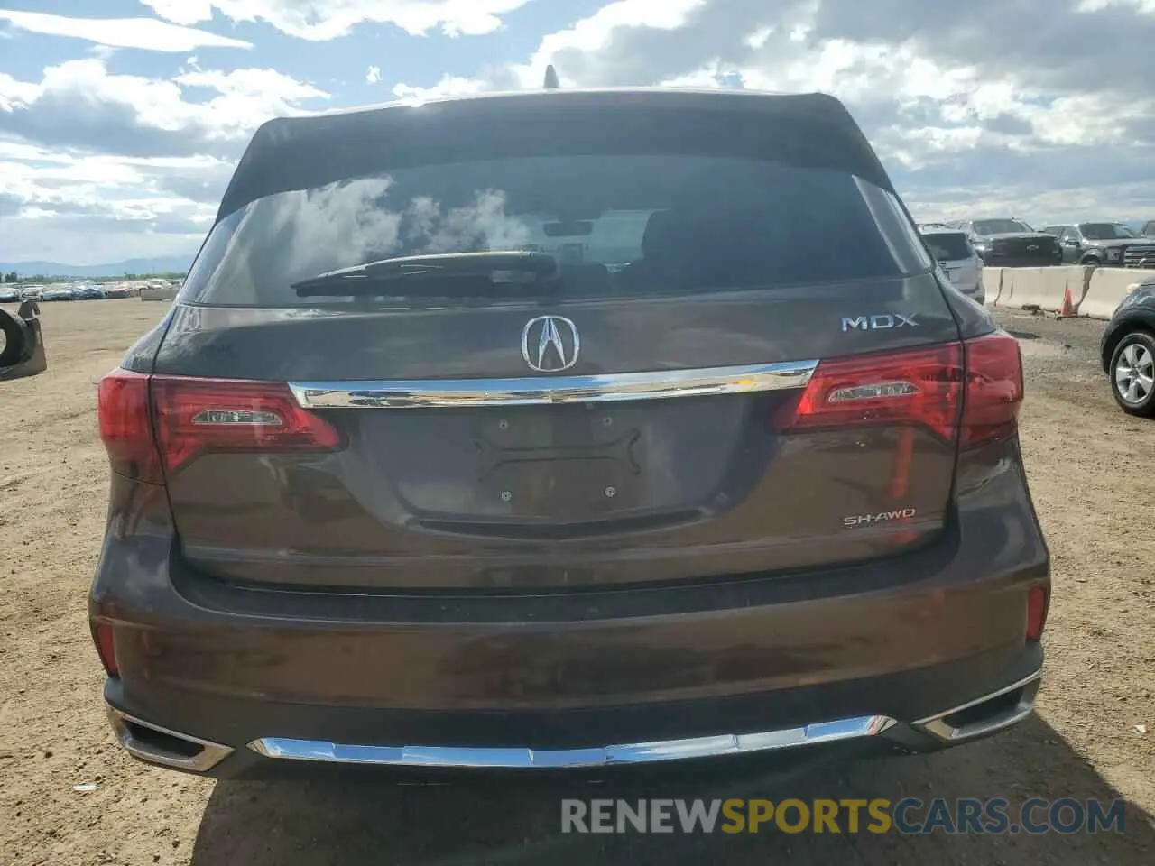 6 fotografías del automóvil dañado 5J8YD4H55KL018219 ACURA MDX 2019